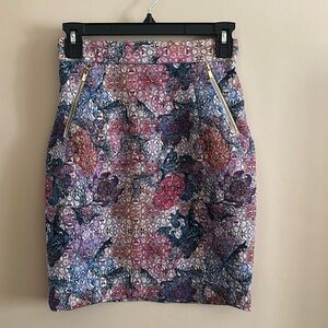 H&M floral pencil skirt